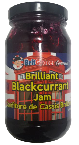 BritGrocer Gourmet Brilliant Blackcurrant Jam 6 x 250mL